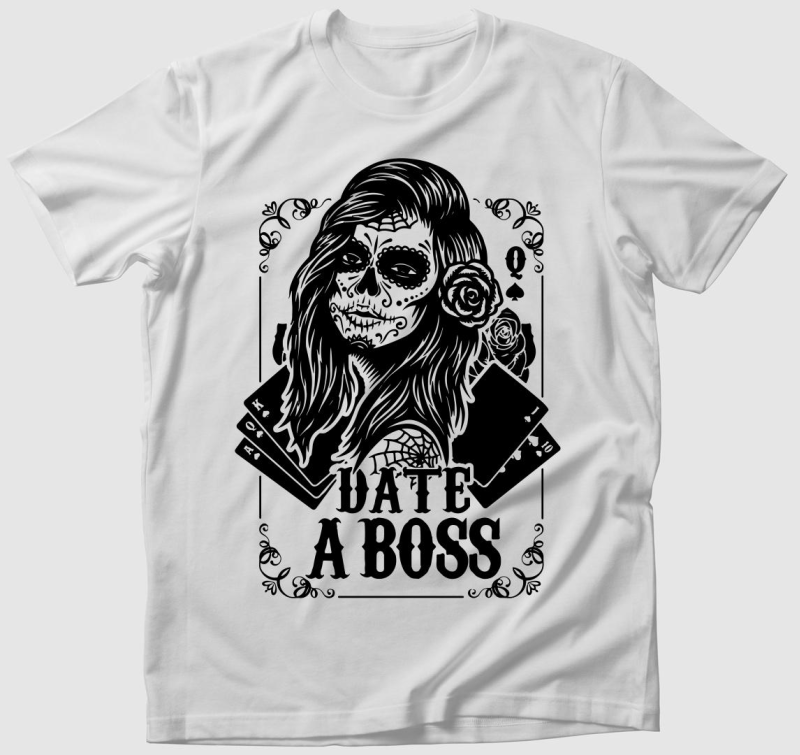 Date a boss póló