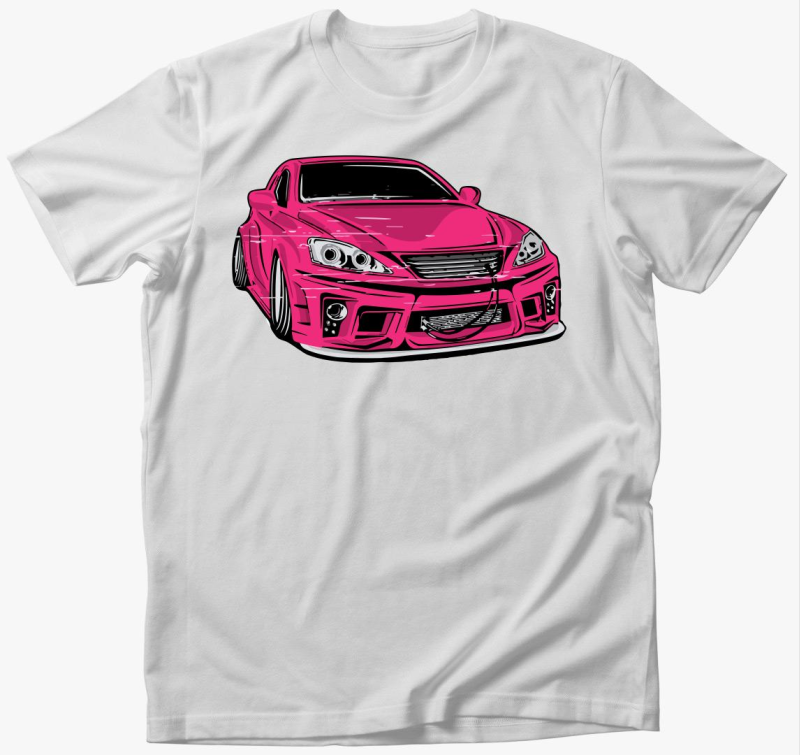 Csajos pink verda póló