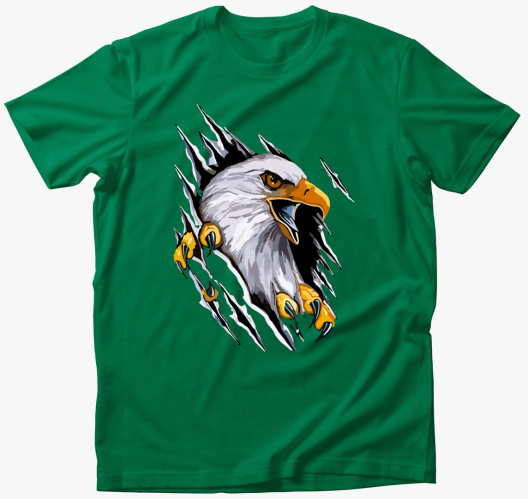 Repedezett sas póló