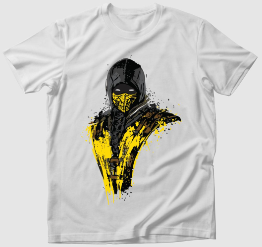 Mortal Kombat Scorpion Dotted ...