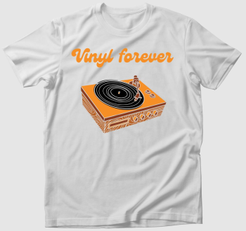 Vinyl Forever - lemezjátszós póló
