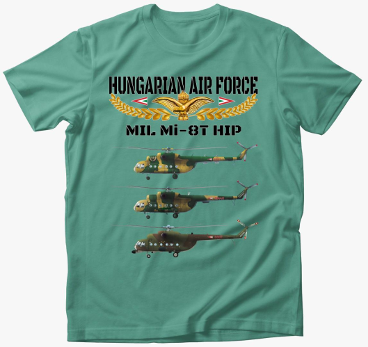 Aranysas Mi-8 póló