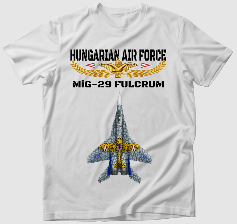 Aranysas MiG-29 póló