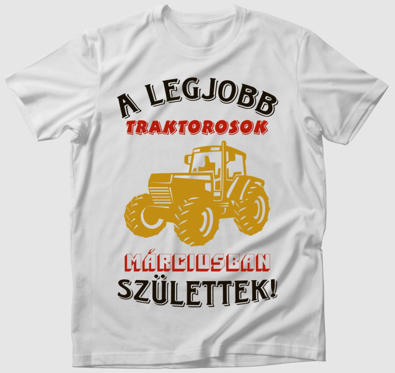 Legjobb traktoros március póló
