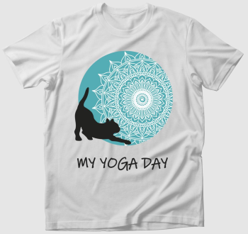 my yoga day cat póló