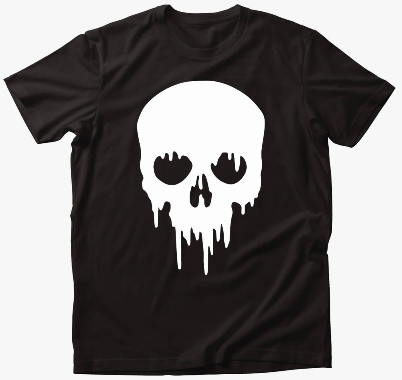 Koponya Zombi póló