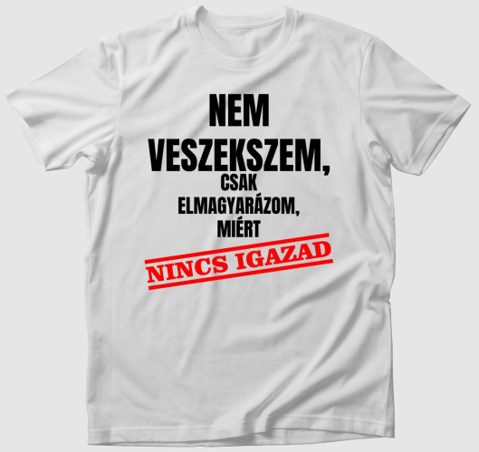 Nem veszekszem csak elmagyaráz...