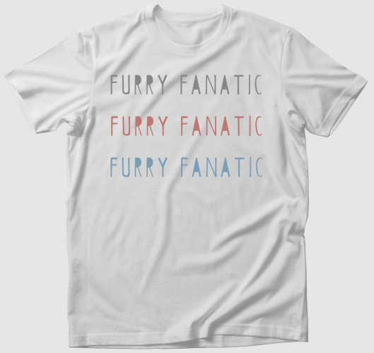 Furry fanatic póló