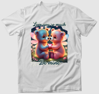 Szerelmes Tündér macik póló idézettel 