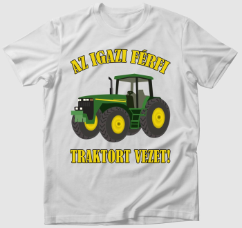 Traktoros férfi póló