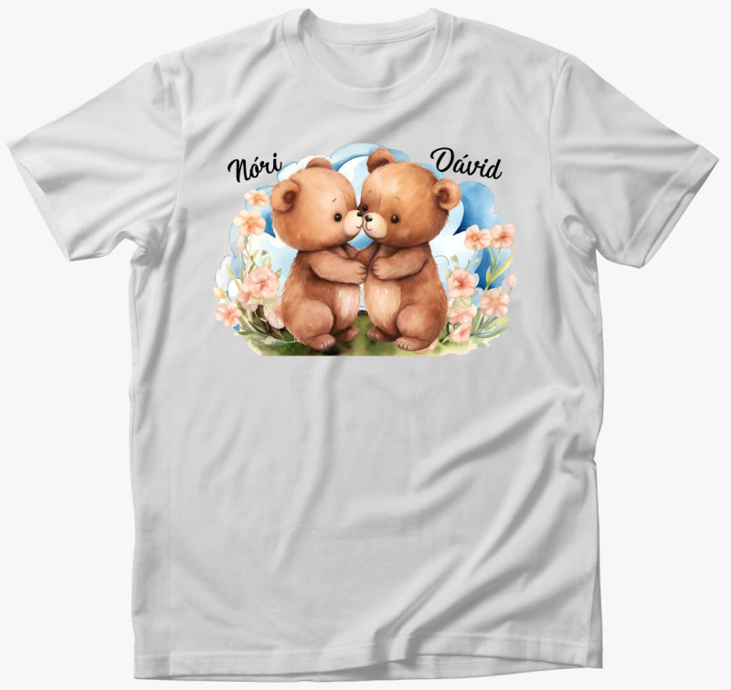 Összebújós szerelmes Macik póló