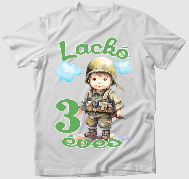 Katona kisfiú szülinapi póló