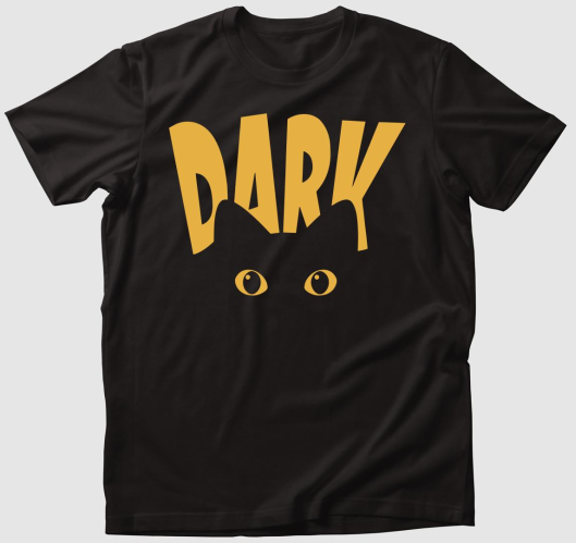 Dark macskás póló