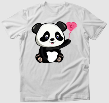 Panda sok szívvel póló
