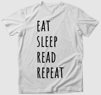 Eat Sleep Read póló