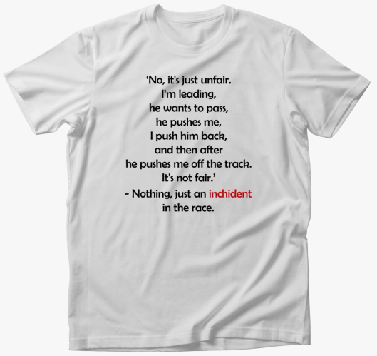 Unfair inchident póló