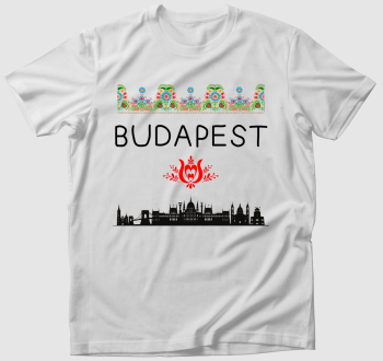 Budapest virágos póló