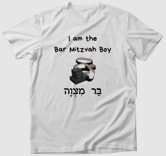 Bar Mitzvah boy tfilines póló...