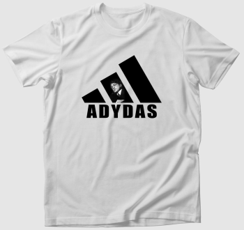 Adyas Adidas márka paródia póló