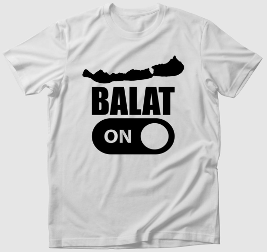 Balat-ON Balaton fekete póló