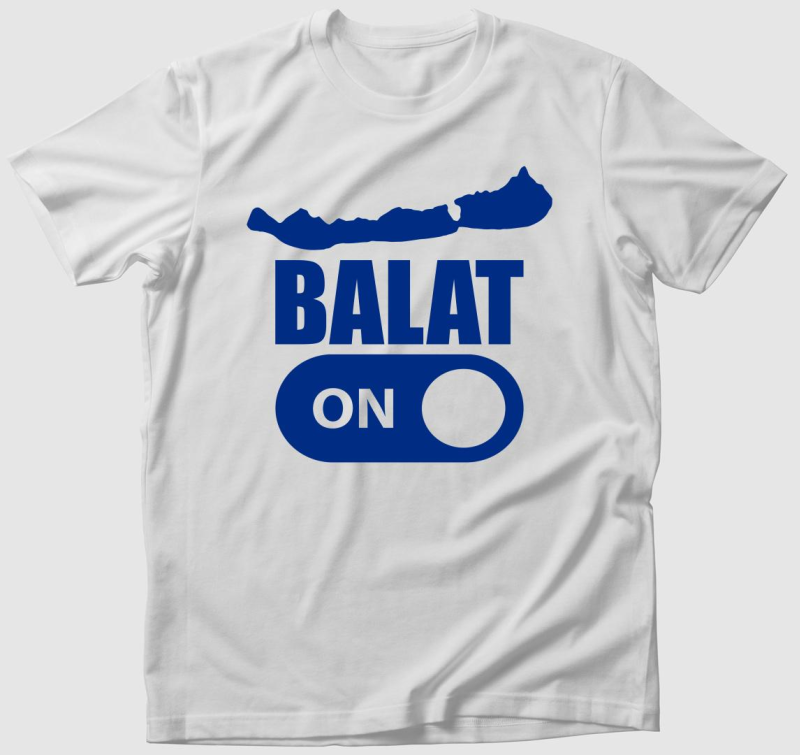 Balat-ON Balaton kék póló