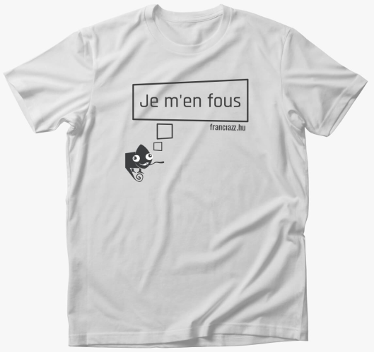 Nem érdekel! szürke feliratú p...