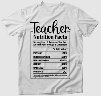 Teacher nutrition póló