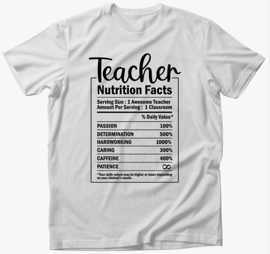 Teacher nutrition póló