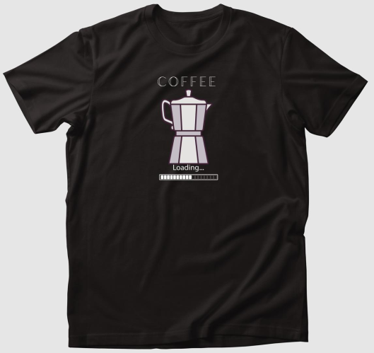 Kávé betöltése póló