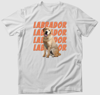 Labrador mintás póló