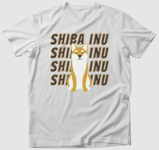 Shiba inu mintás póló