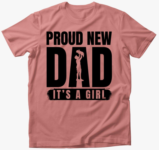 Proud girl dad póló