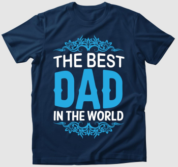 The best DAD blue póló