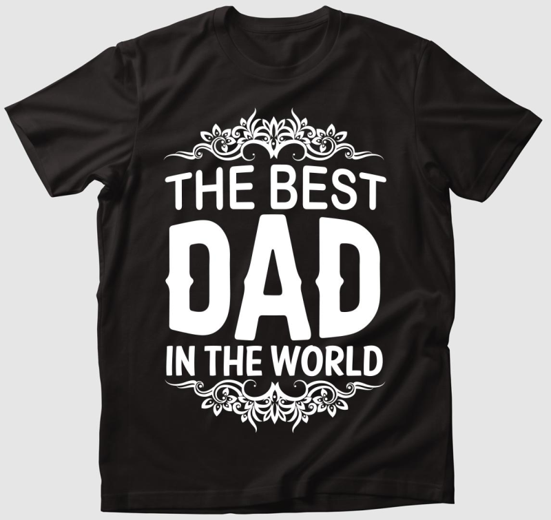 The best Dad fehér póló