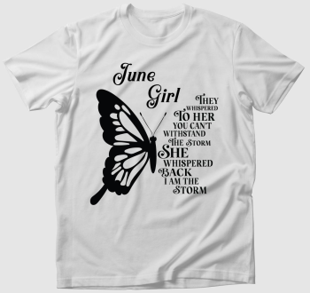 June Girl Butterfly póló