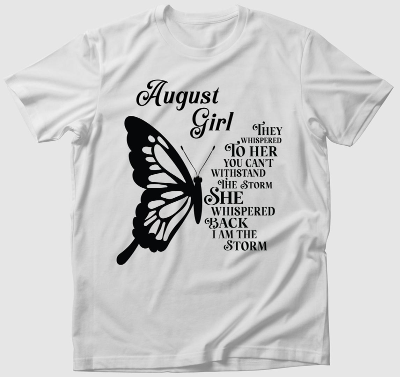 August Girl Butterfly póló