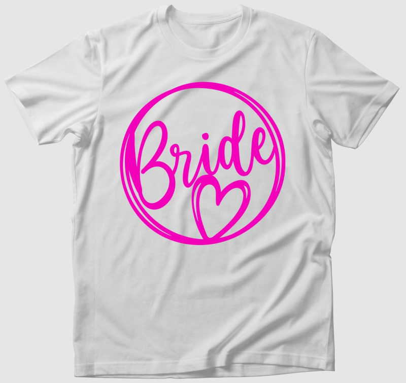 Pink Bride Szív póló