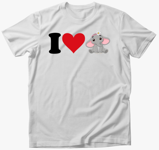 I love elephants póló