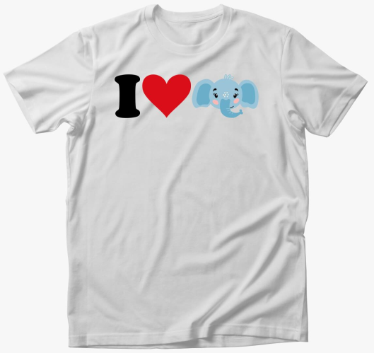 I love elephant póló