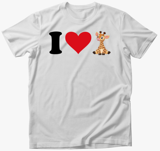 I love giraffe póló