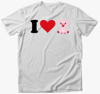 I love pig póló