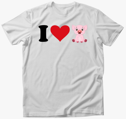 I love pig póló