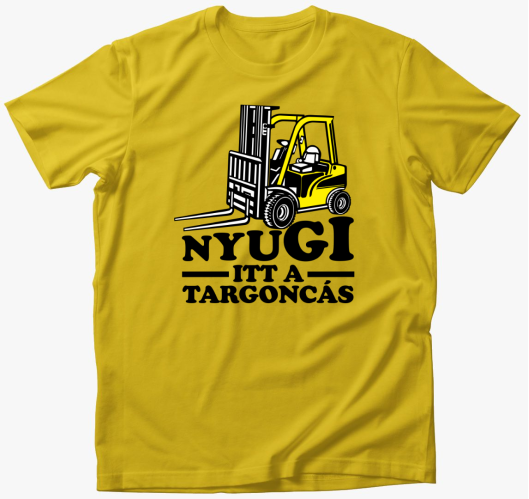 Itt a Targoncás póló