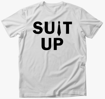 Suit up tie póló