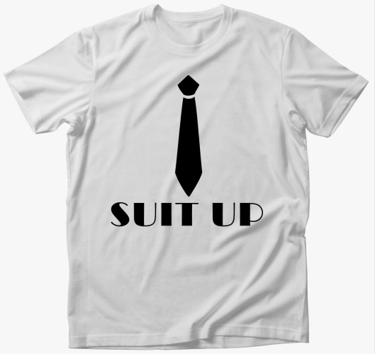 SUIT UP simple póló