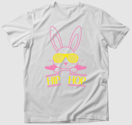 Hip Hop nyuszi póló