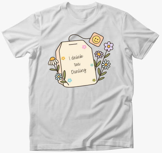 I drink tea darling póló