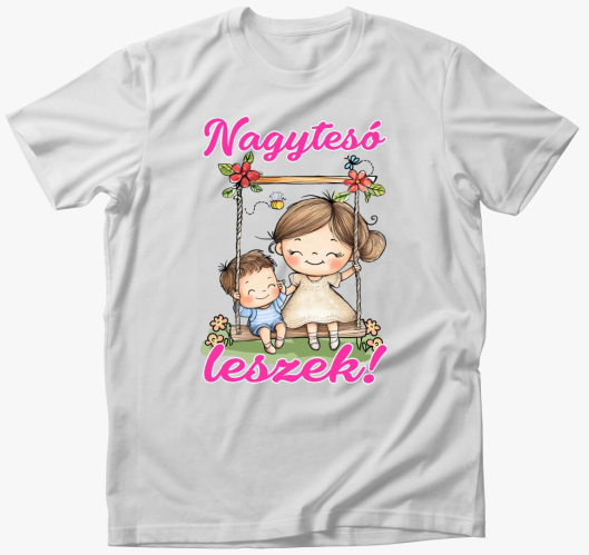 Nagytesó leszek, kislány hintá...