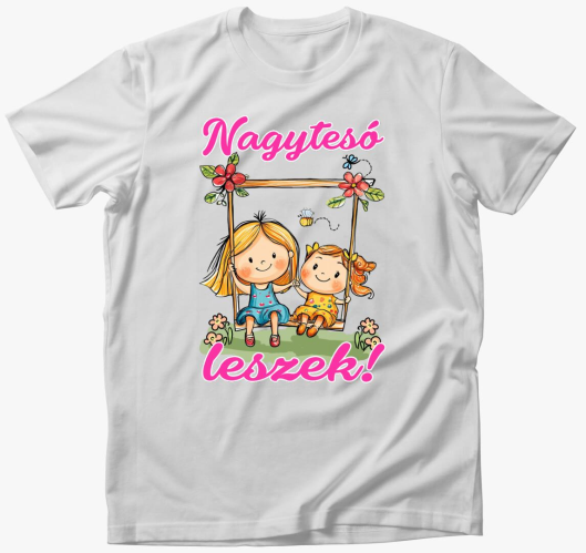 Nagytesó leszek, kislány hintá...