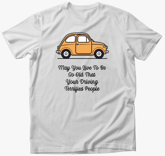 Driving terrifies póló
